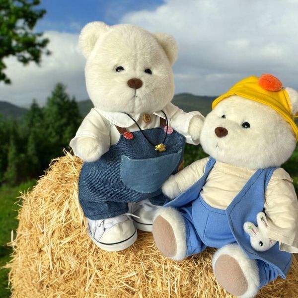 Ведмедик білий HuggyBear 0001 фото