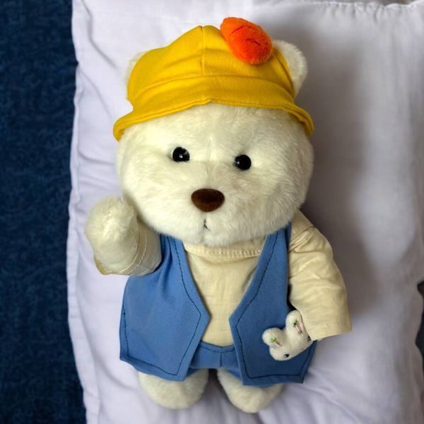 Одяг для ведмедика HuggyBear, блакитний комплект 0003 фото