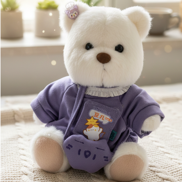 Набір одягу для ведмедика HuggyBear - Лавандовий сет 0087 фото