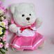 Рожева сукня для іграшкового ведмедика HuggyBear 0011 фото 2