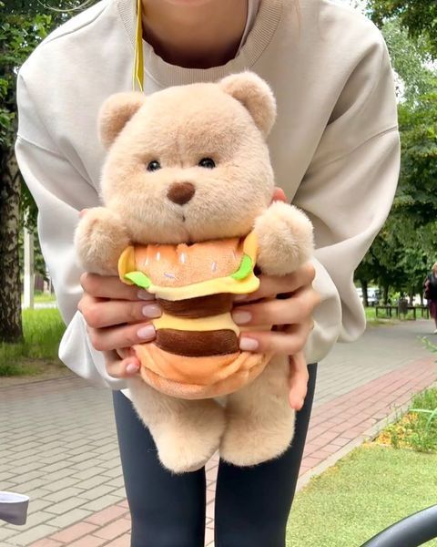 Костюм для плюшевого ведмедика HuggyBear Бургер - Сумочка 0036 фото